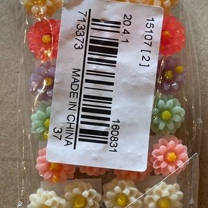 12 pairs set colorful flower earrings new